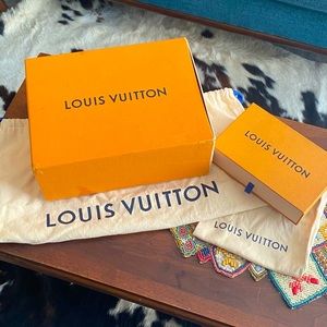 Louis Vuitton Boxes and Dust Covers ( not 100% sure if Authentic) set of 2